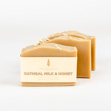 Load image into Gallery viewer, Oatmeal Milk and Honey Handmade Soap -  Gift Set of 3 Soaps