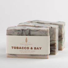 Load image into Gallery viewer, Tobacco and Bay Handmade Bar Soap For Men