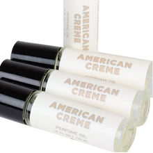 Load image into Gallery viewer, American Creme Roll On Perfume Oil - Vanilla, Jasmine, Violet, Lavender