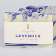 Load image into Gallery viewer, Lavender Handmade Soap - Gift Set of (3) Three Lavender Soaps
