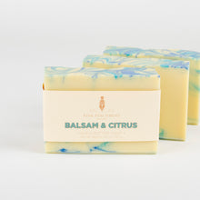 Load image into Gallery viewer, Balsam &amp; Citrus Handmade Soap