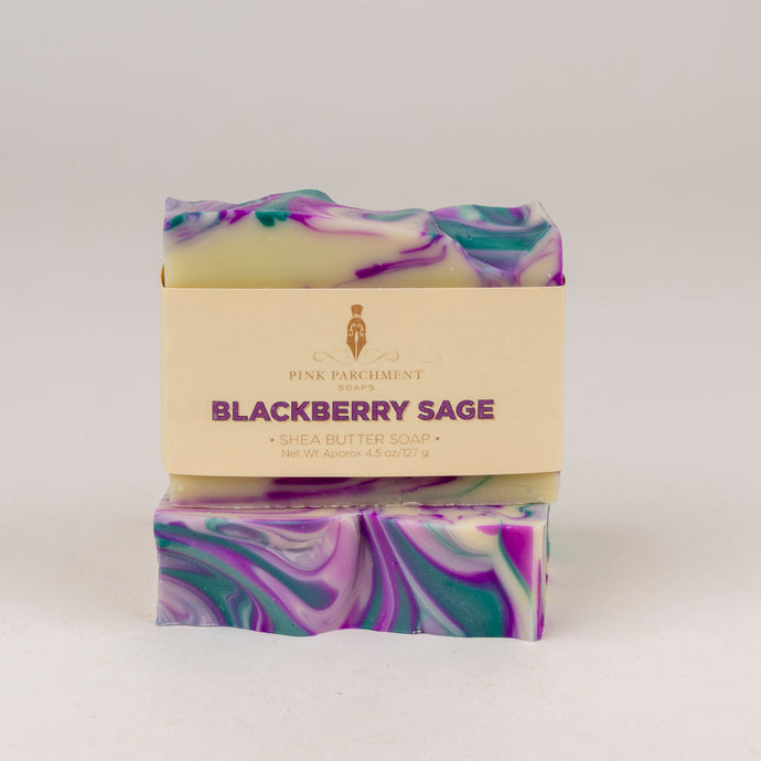 Blackberry Sage Handmade Soap | Vegan Soap | Shea Butter Bar Soap