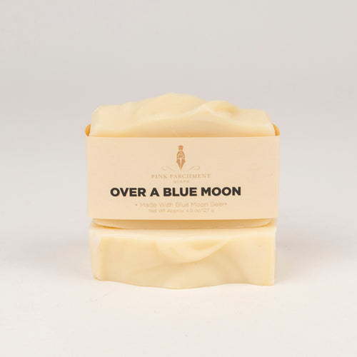 Over A Blue Moon Beer Soap - Handmade Beer Soap