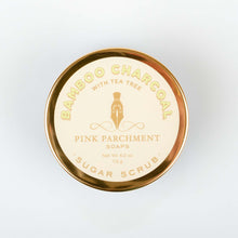 Load image into Gallery viewer, Activated Bamboo Charcoal Sugar Scrub With Tea Tree Essential Oil