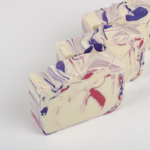 Raspberry Vanilla Soap - Gift Set of 3 Handmade Bar Soaps