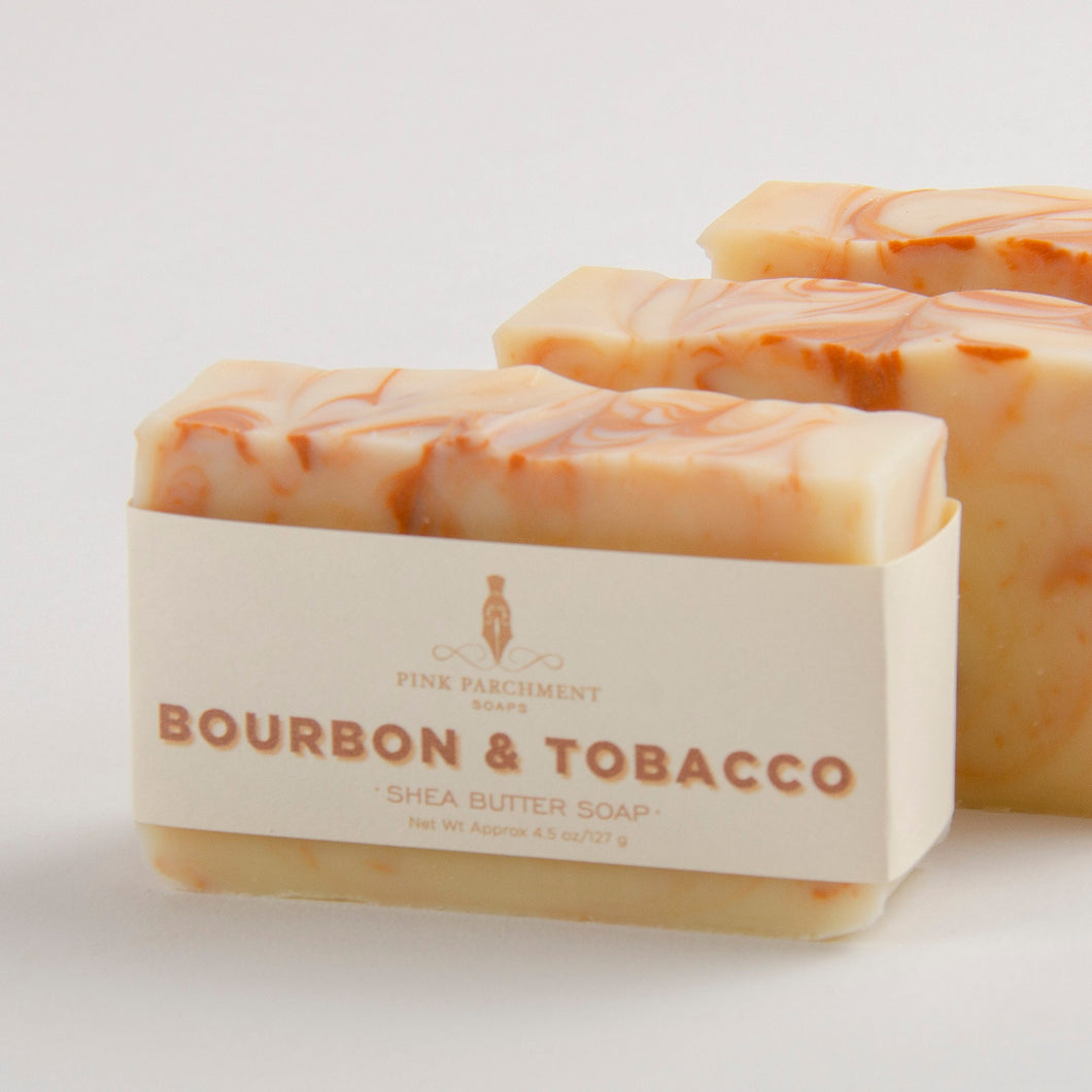 Bourbon Tobacco Handmade Soap