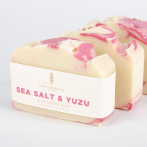 Sea Salt and Yuzu Handmade Bar Soap | Spring | Spa | Fresh