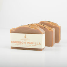 Load image into Gallery viewer, Bourbon Vanilla Soap - Gift Set of 3 Handmade Soaps
