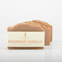 Load image into Gallery viewer, Bourbon Vanilla Handmade Soap | Handmade | Cold Process | Vegan