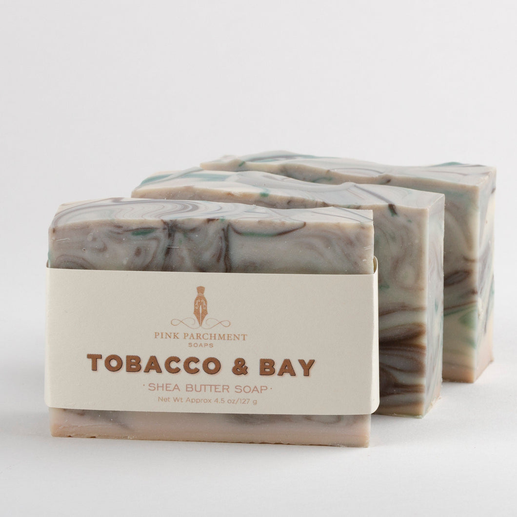 Tobacco and Bay Handmade Bar Soap For Men