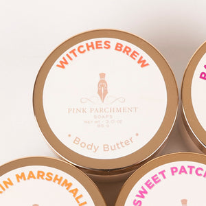 Body Butter - Choose your scent!   - Witches Brew, Raspberry Vanilla, Pumpkin Marshmallow, Sweet Patchouli