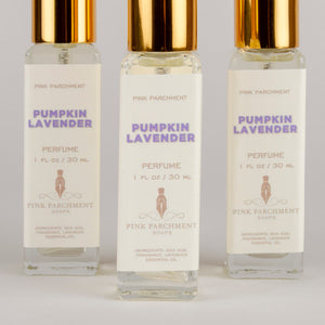 Pumpkin Lavender Spray On Perfume Pink Parchment Soaps