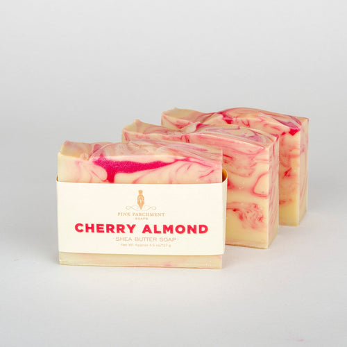 Cherry Almond Handmade Soap | Shea Butter Soap | Body Soap