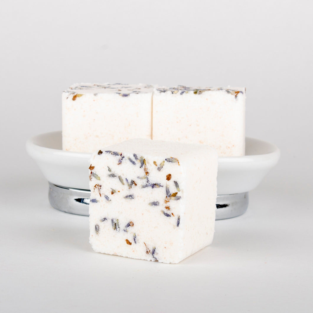 Lavender Mineral Bath Bomb - Gift Set of (3) Three Lavender Essential Bath Bombs