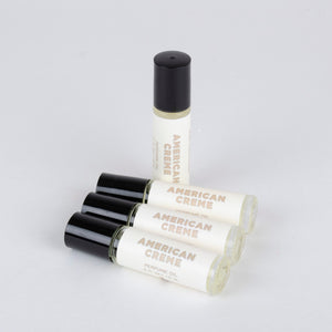 American Creme Roll On Perfume Oil - Vanilla, Jasmine, Violet, Lavender